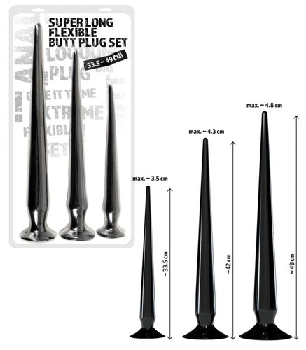 Kit dildo anale maxi set