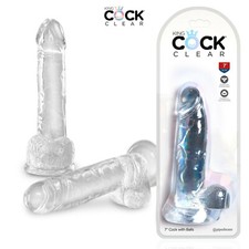 King Cock Clear 7" Cock with