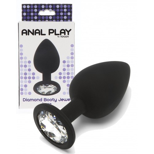 Plug anale silicone nero - anale, in