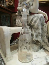 Antica Caraffa Vetro Inciso